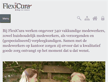 Tablet Screenshot of flexicura.nl